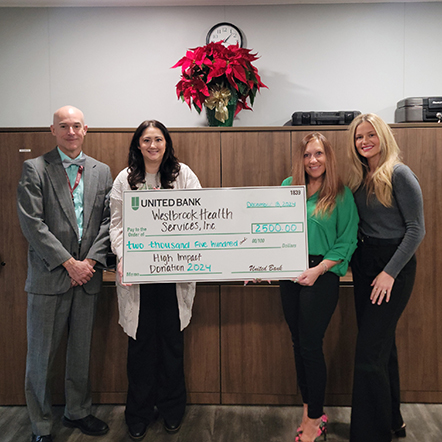 Unicorn Bank and Westbrook Health Services 2024 Check Presentation